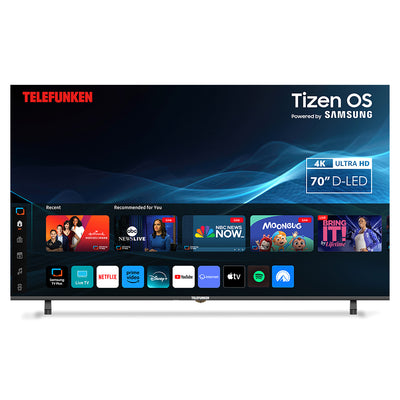Telefunken N21 70" 4K Smart TV - Black | N21-UHD-T70 from Telefunken - DID Electrical