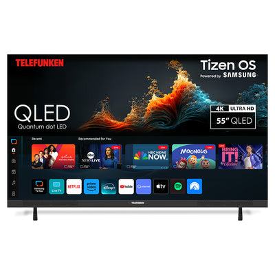 Telefunken N27 55" 4K Smart TV - Black | N27-QLED-T55 from Telefunken - DID Electrical