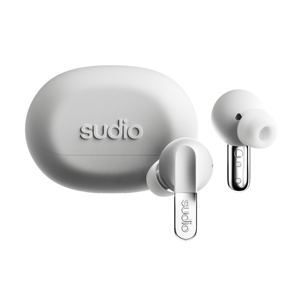 Sudio N3 Pro In-Ear True Wireless Earbuds - Chrome White | N3PROWHT from Sudio - DID Electrical