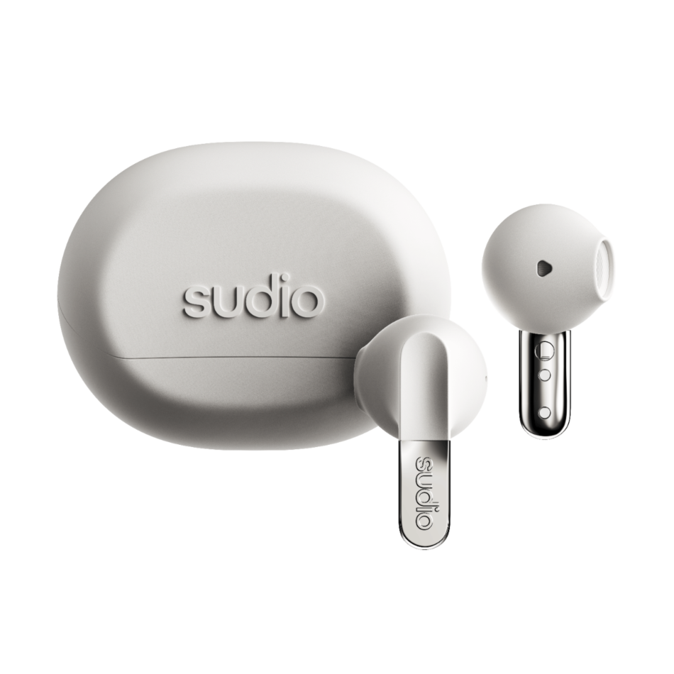 Sudio N3 In-Ear True Wireless Earbuds - Milky White | N3WHT from Sudio - DID Electrical