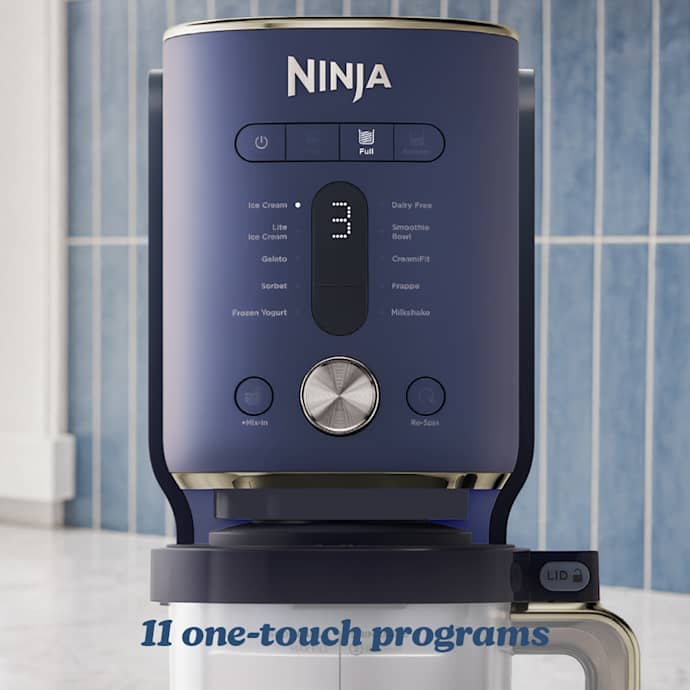 Ninja CREAMi XL 11-in-1 Ice Cream Maker - Navy | NC601UK