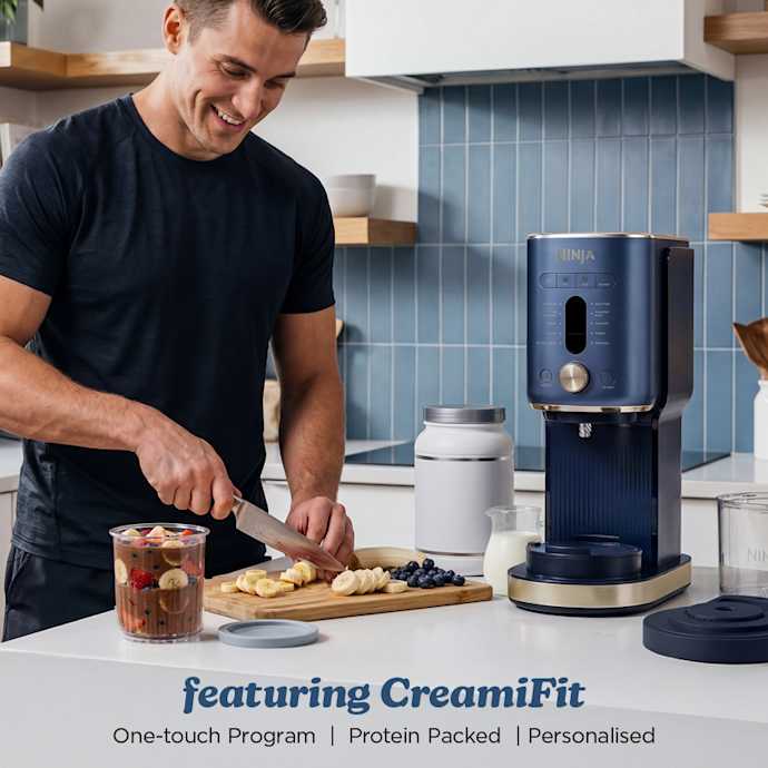 Ninja CREAMi XL 11-in-1 Ice Cream Maker - Navy | NC601UK