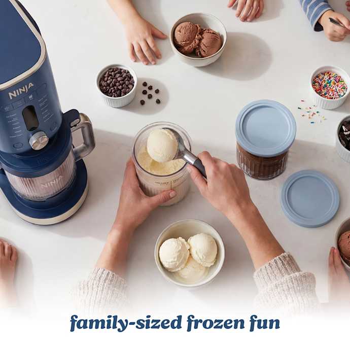 Ninja CREAMi XL 11-in-1 Ice Cream Maker - Navy | NC601UK