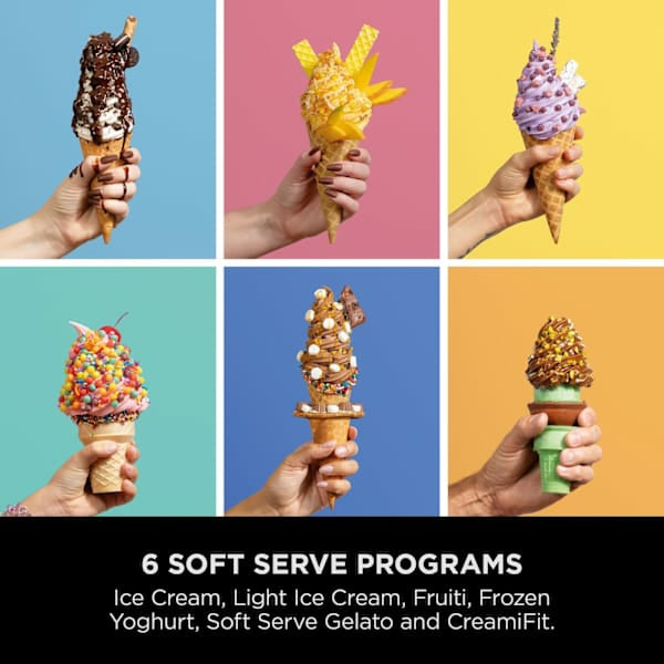 Ninja Swirl by CREAMi 13-in-1 Soft Serve & Ice Cream Maker - Platinum Silver | NC701UK from Ninja - DID Electrical