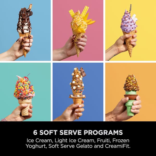 Ninja Swirl by CREAMi 13-in-1 Soft Serve &amp; Ice Cream Maker - Platinum Silver | NC701UK from Ninja - DID Electrical