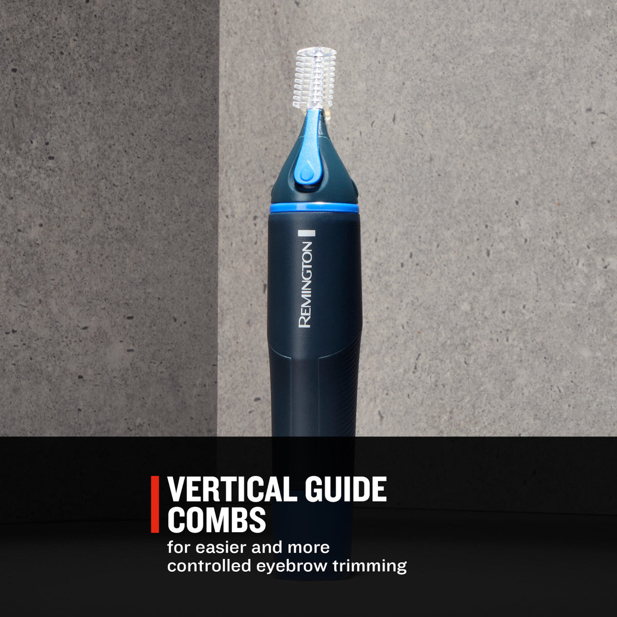 Remington Nano Series Nose and Ear Trimmer - Black & Blue | NE3850