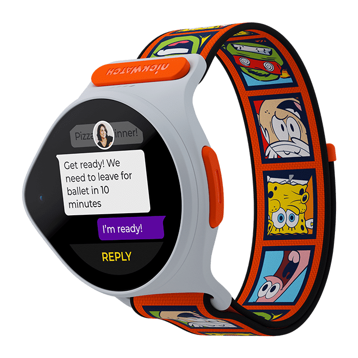 Nickelodeon NickWatch 4G Kids Smartwatch - Grey | NICKW001-2 from Nickelodeon - DID Electrical