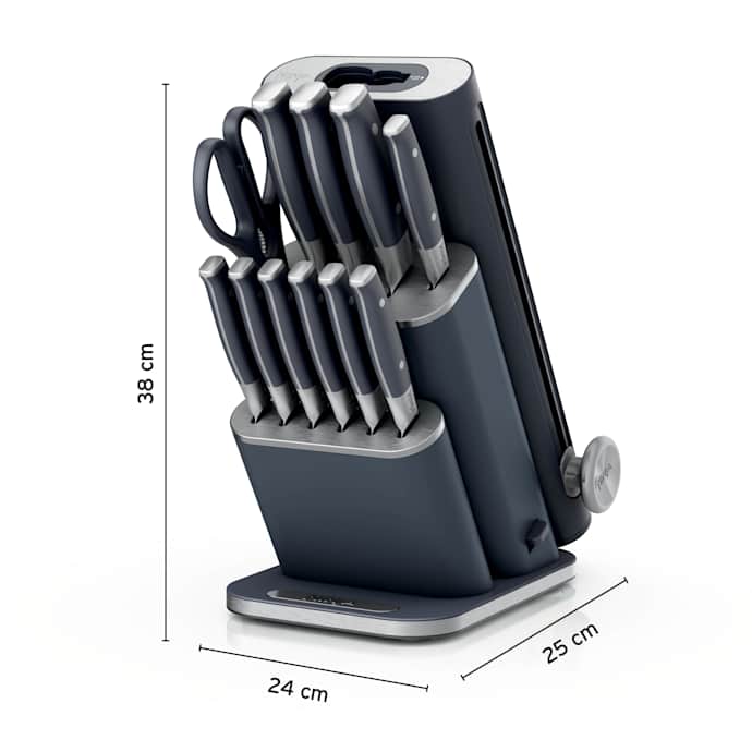 Ninja StaySharp 13-Piece Knife Block Set & Removable Sharpener - Black | NK32013EUUKBK1