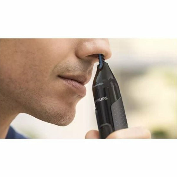 Philips Series 3000 Wet &amp; Dry Nose, Ear &amp; Eyebrow Trimmer - Black &amp; Grey | NT3650/16 from Philips - DID Electrical