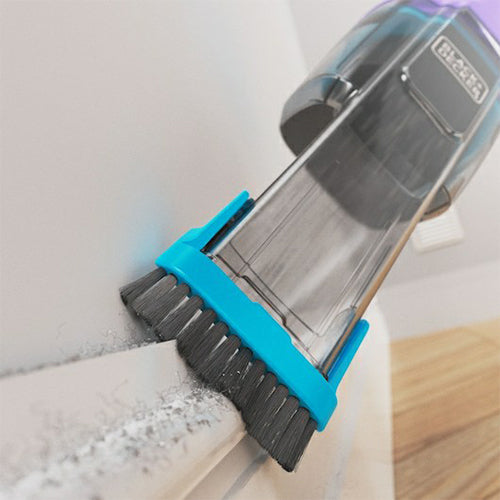 Open Boxed/ Ex-Display Black &amp; Decker 7.2V 2.0Ah Handheld Vacuum Cleaner with Accessories - Lively Lavender &amp; Breeze Purple | NVD220BP-GB from Black &amp; Decker - DID Electrical