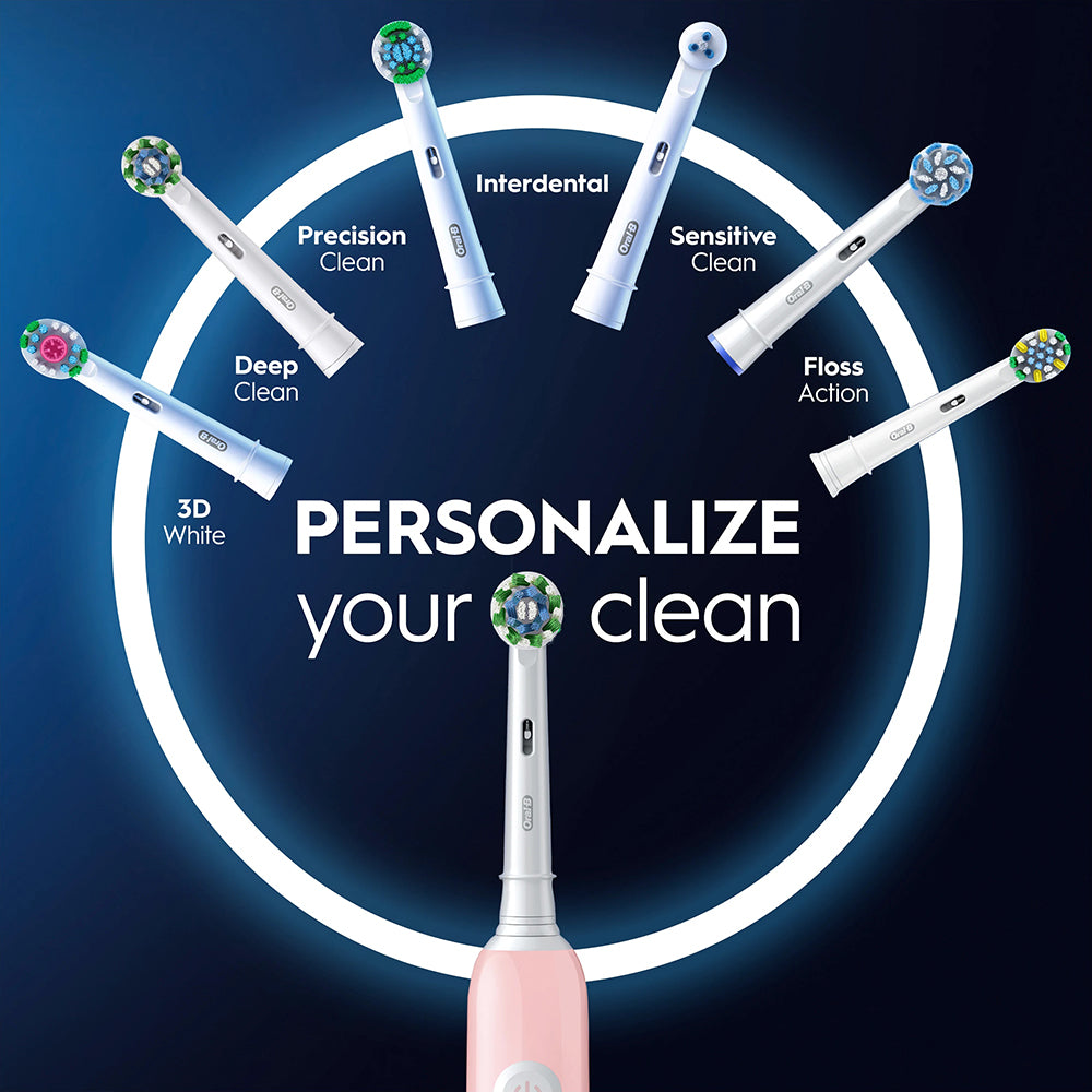 Oral-B Pro Series 1 Electric Toothbrush with Travel Case - Pink | OB8001090914095 from Oral-B - DID Electrical