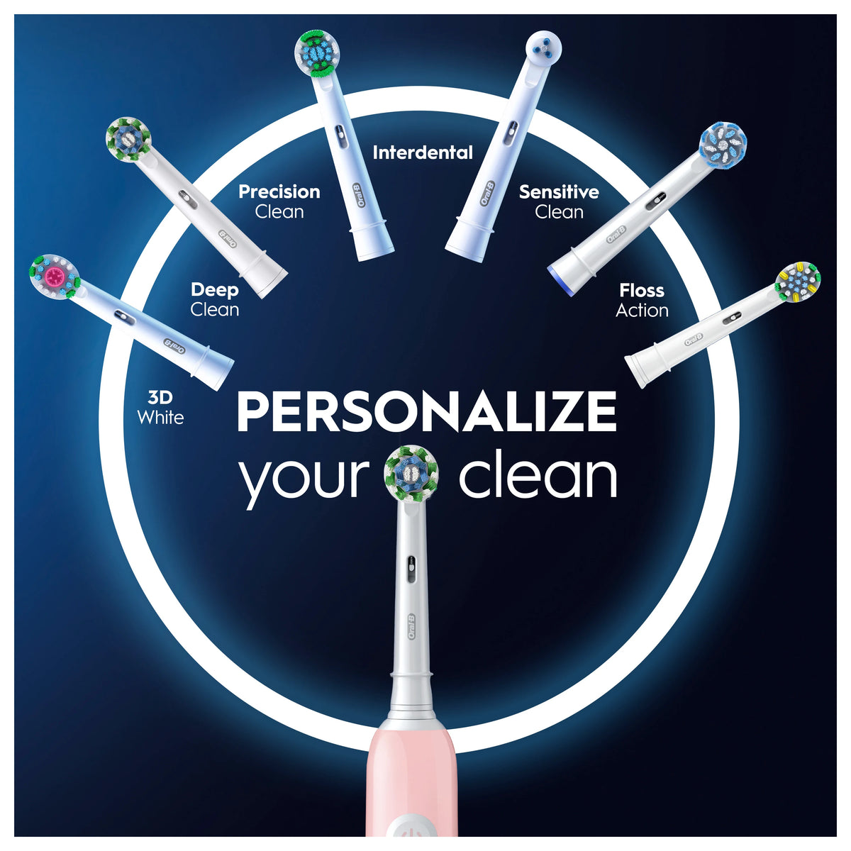 Oral-B Pro Series 1 Electric Toothbrush with Travel Case - Pink | OB8001090914095 from Oral-B - DID Electrical