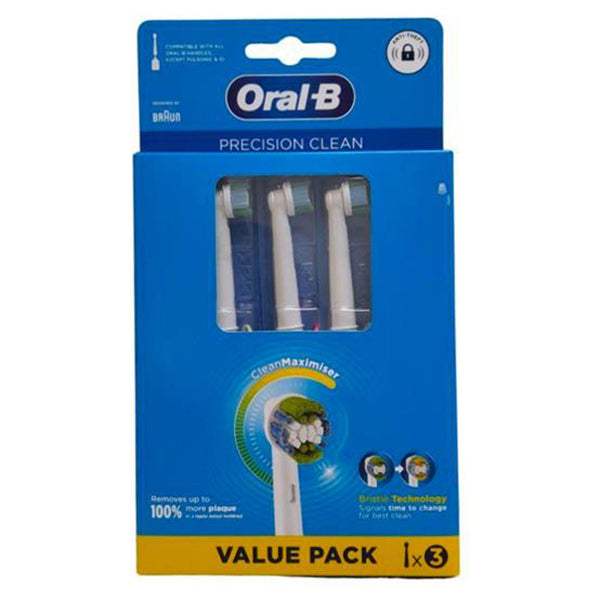 Oral-B Pro Precision Clean Replacement Brush Head - Pack of 3 | OB8006540988091 from Oral-B - DID Electrical