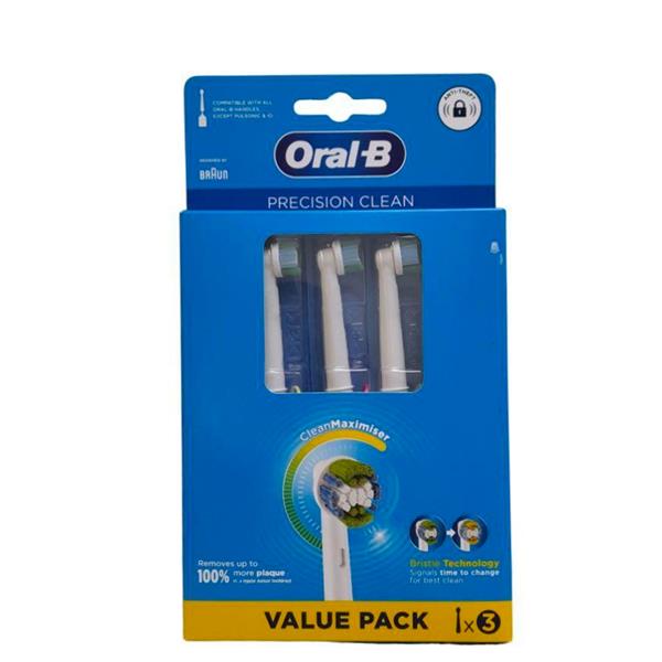 Oral-B Pro Precision Clean Replacement Brush Head - Pack of 3 | OB8006540988091 from Oral-B - DID Electrical