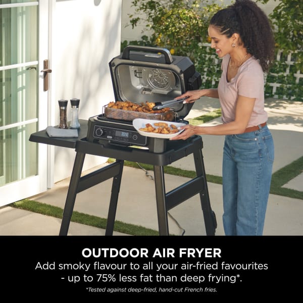 Ninja Woodfire Pro XL Outdoor Electric BBQ Grill & Smoker - Black & Grey | OG850UK from Ninja - DID Electrical