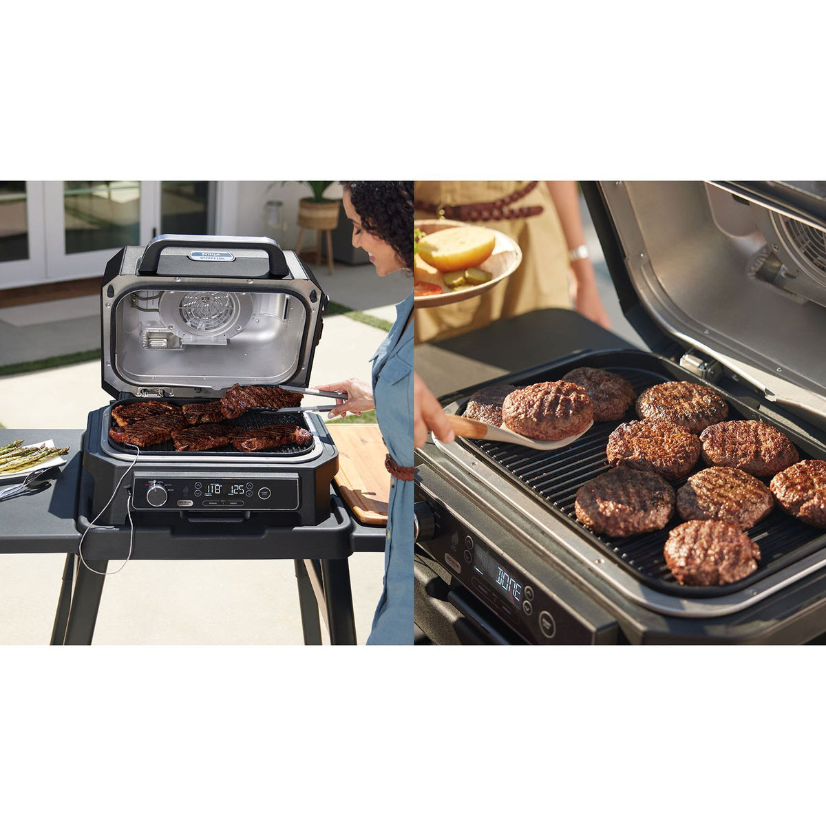Ninja Woodfire Pro XL Outdoor Electric BBQ Grill & Smoker - Black & Grey | OG850UK from Ninja - DID Electrical