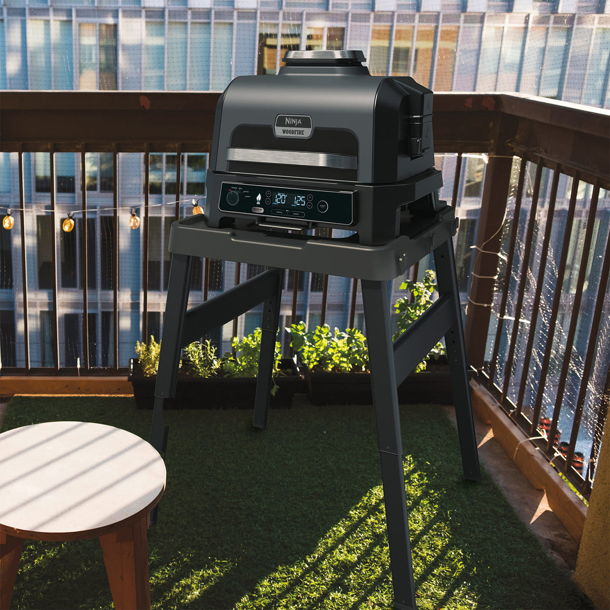 Ninja Woodfire Pro XL Outdoor Electric BBQ Grill & Smoker - Black & Grey | OG850UK from Ninja - DID Electrical