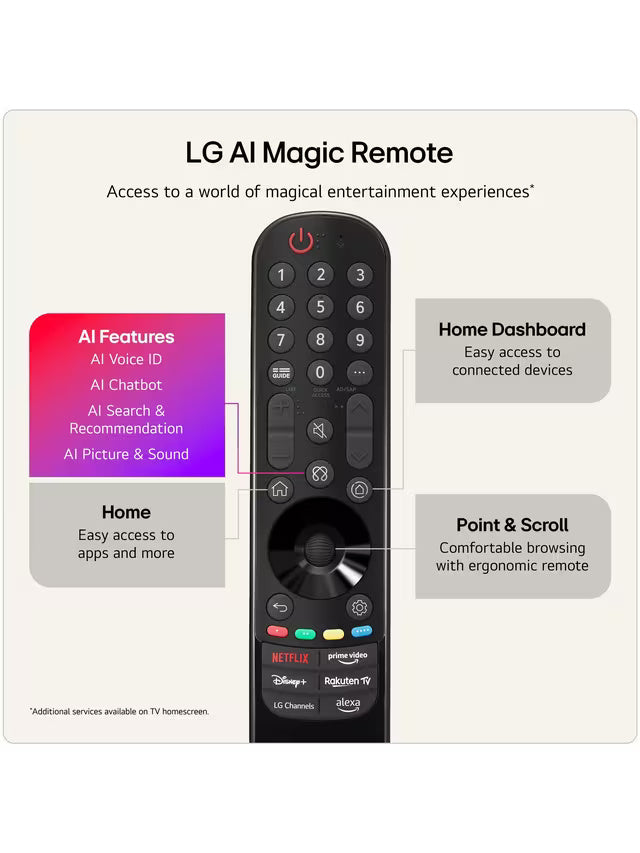 LG C6 42" 4K Smart TV - Black | OLED42C64LA.AEI