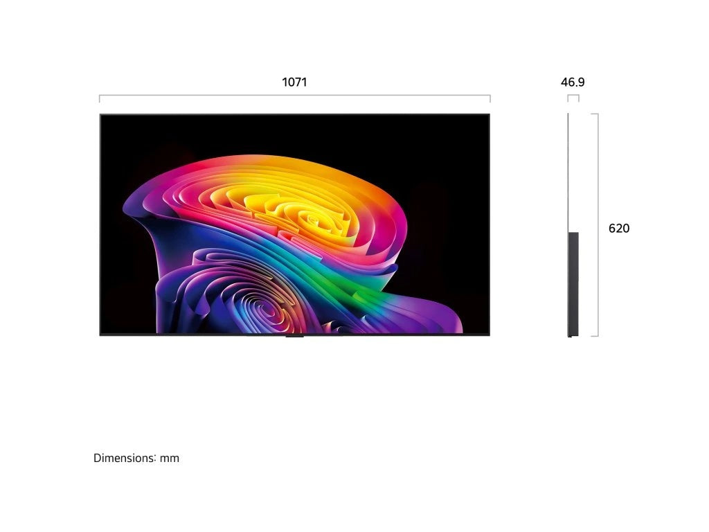 LG C6 48" 4K Smart TV - Black | OLED48C64LA.AEI