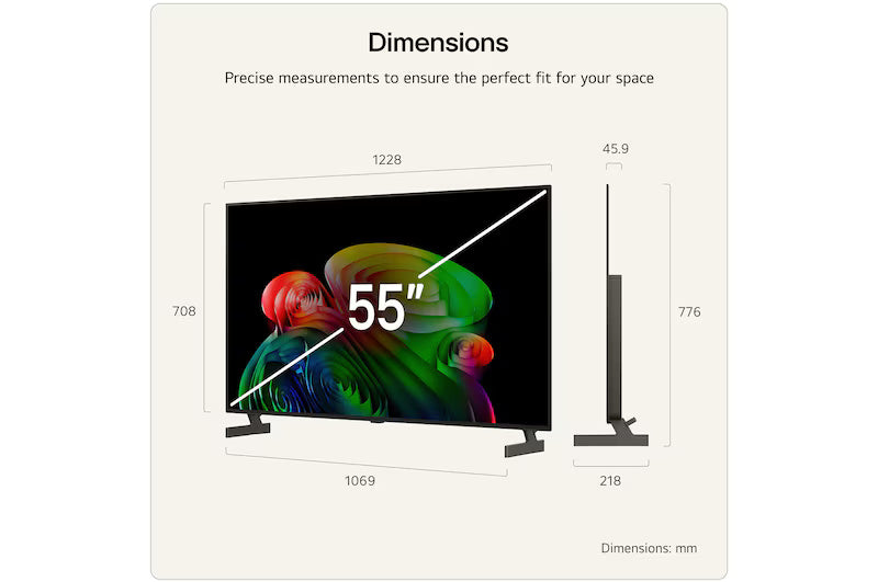 LG B6 55" 4K Smart TV - Black | OLED55B65LA.AEI