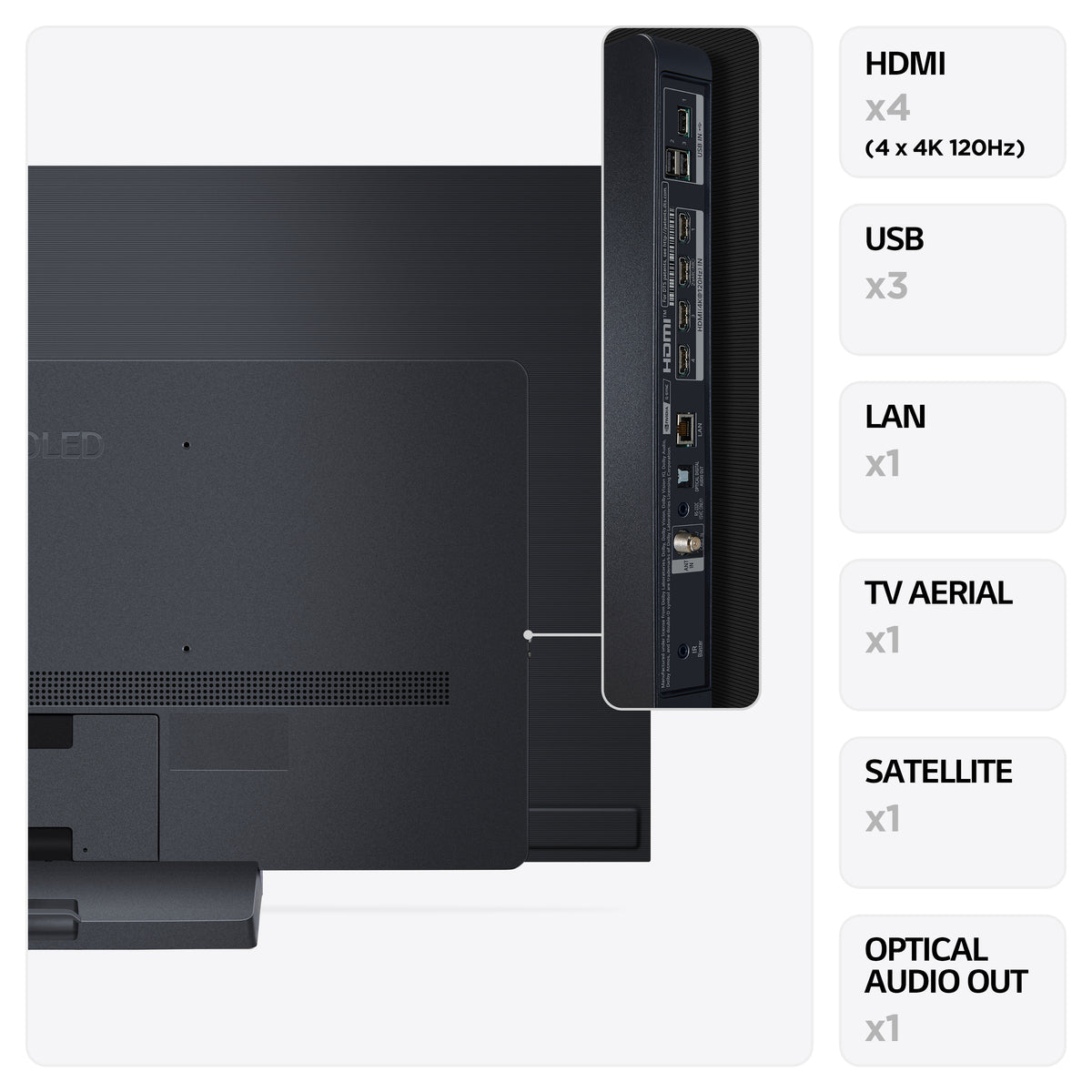 LG evo C3 55&quot; 4K Ultra HD OLED Smart TV - Black | OLED55C36LC.AEK from LG - DID Electrical