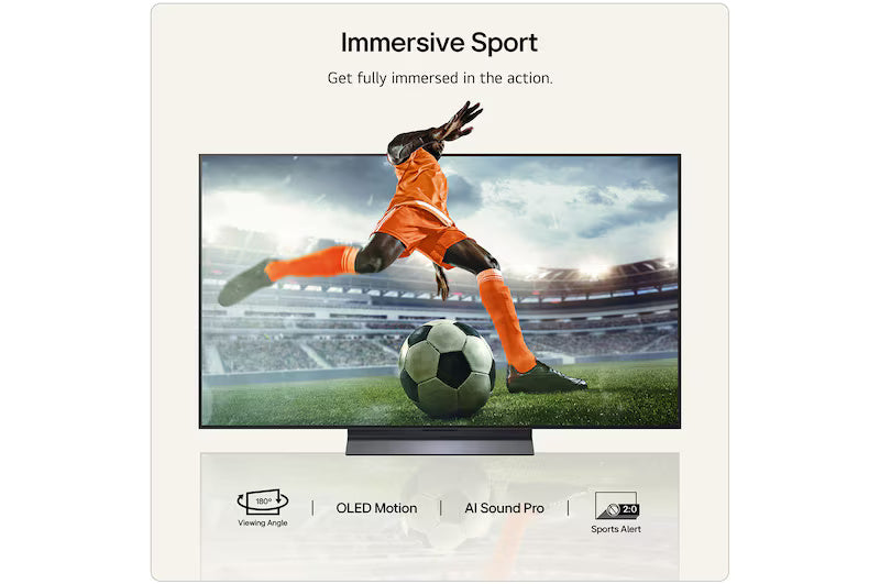 LG C6 55" 4K Smart TV - Black | OLED55C64LA.AEI