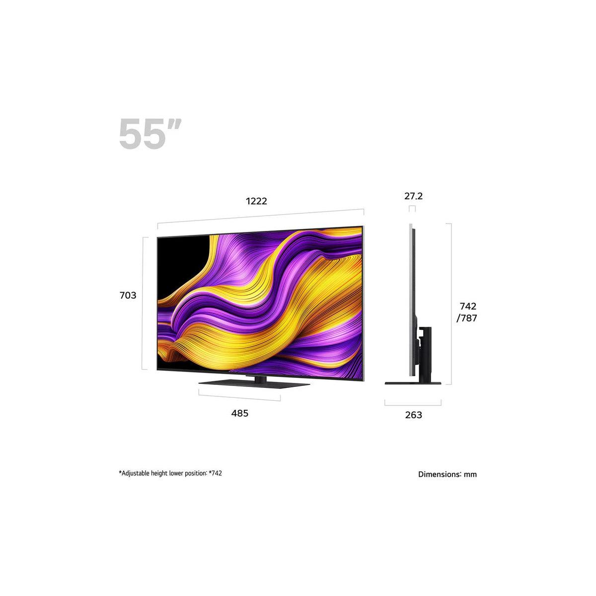 LG evo AI G5 55" 4K Smart TV | OLED55G56LS.AEK from LG - DID Electrical
