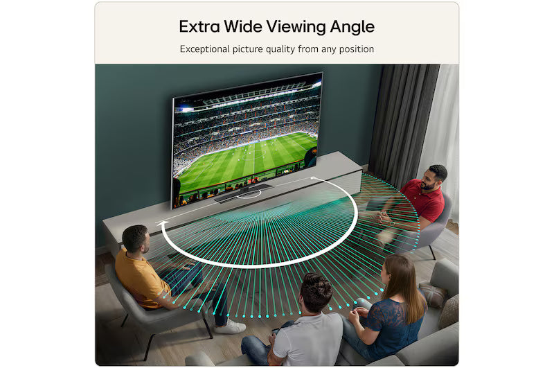 LG G6 55" 4K Smart TV with Stand - Black | OLED55G66LS.AEI