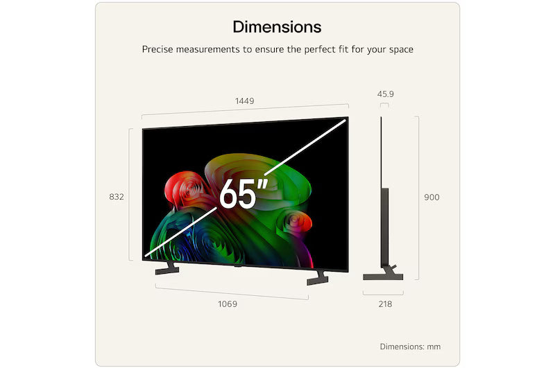 LG B6 65" 4K Smart TV - Black | OLED65B65LA.AEI