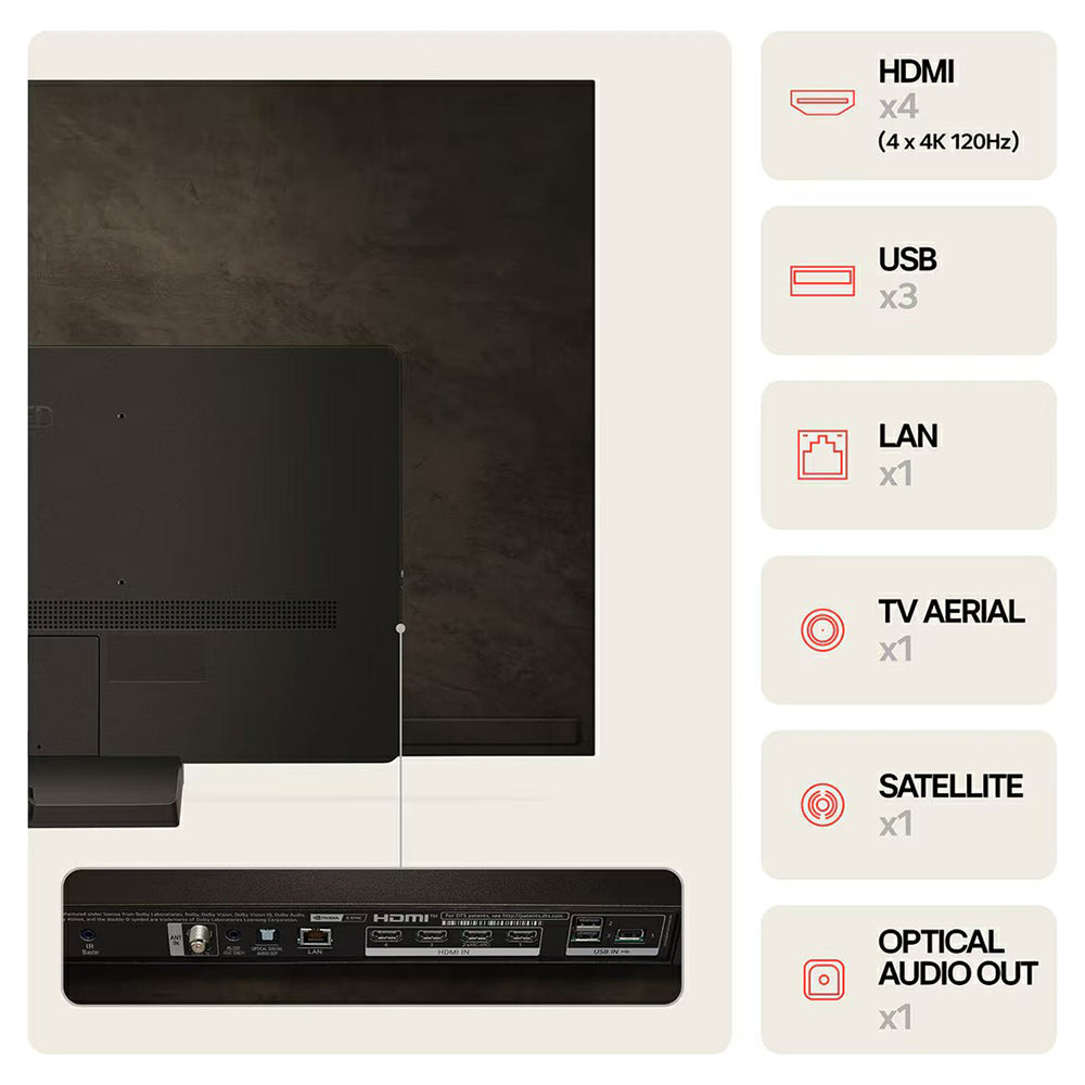 LG Evo C4 65" 4K Smart TV - Umber Brown | OLED65C44LA.AEK from LG - DID Electrical
