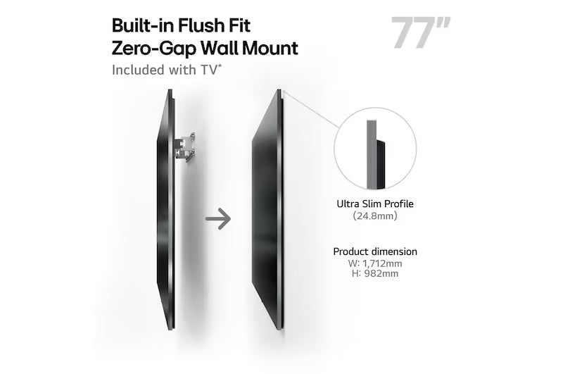 LG Evo G5 77" 4K Smart TV - Black | OLED77G54LW.AEK
