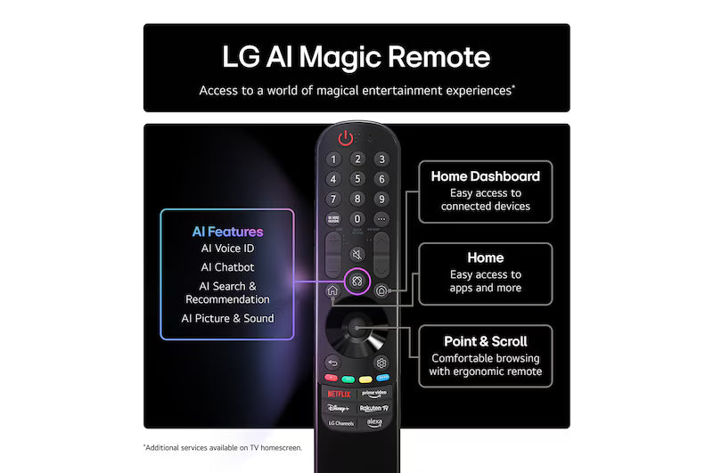 LG Evo G5 77" 4K Smart TV - Black | OLED77G54LW.AEK