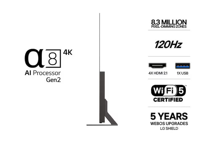 LG B6E 83" 4K Smart TV - Black | OLED83B6ELB.AEI