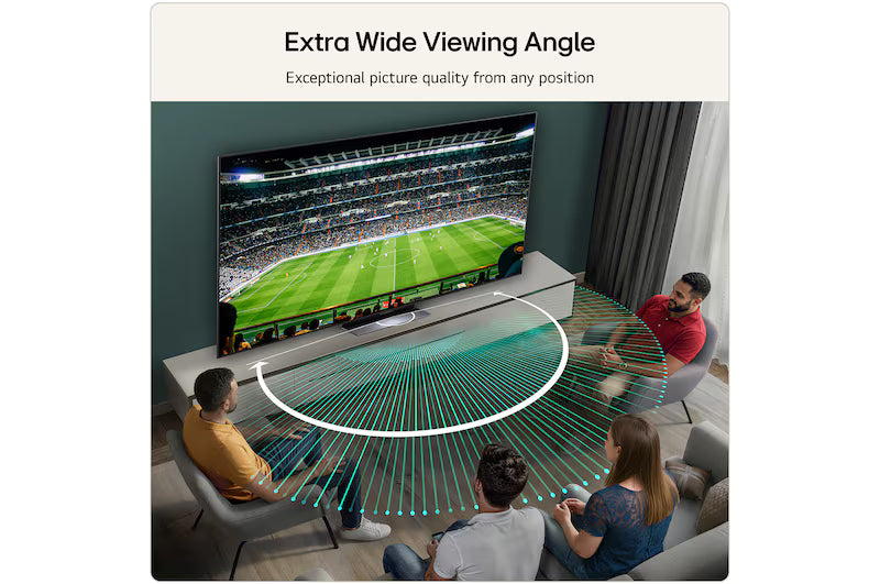 LG evo AI C6 83" 4K Smart TV - Black | OLED83C64LA.AEI