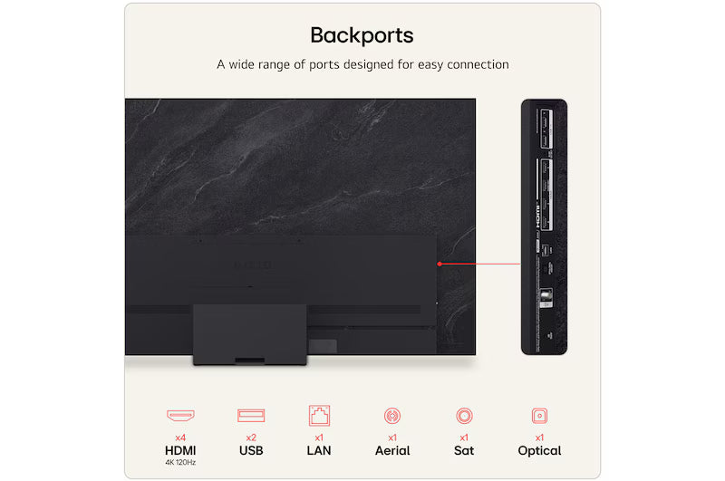 LG evo AI C6 83" 4K Smart TV - Black | OLED83C64LA.AEI