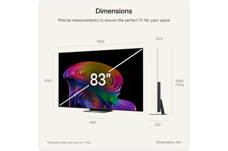 LG evo AI C6 83" 4K Smart TV - Black | OLED83C64LA.AEI
