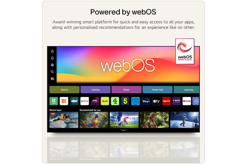 LG evo AI C6 83" 4K Smart TV - Black | OLED83C64LA.AEI