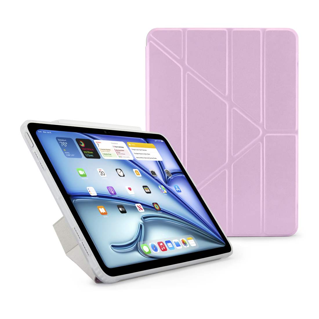 Pipetto Origami No1 Original Case for iPad Air 11" / 10.9" - Metallic Purple | P052-128-AD from Pipetto - DID Electrical