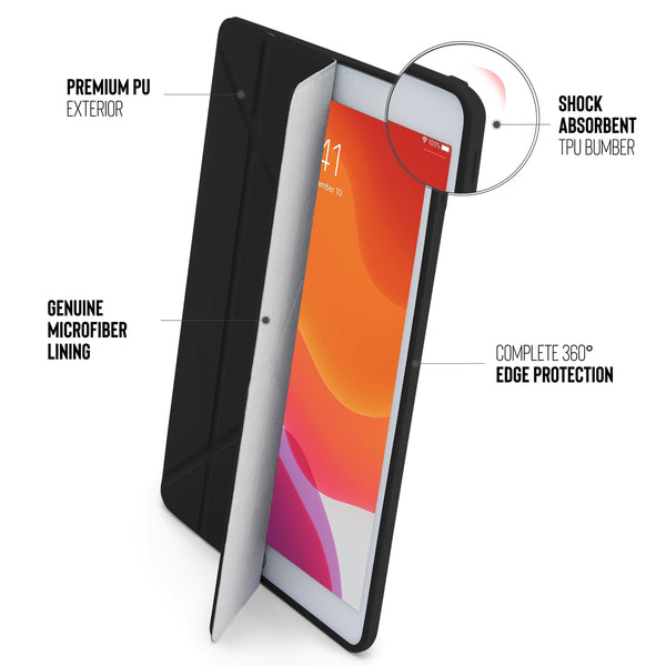 Pipetto Origami No1 Original Case for iPad 10.2" - Black | P052-49-7 from Pipetto - DID Electrical