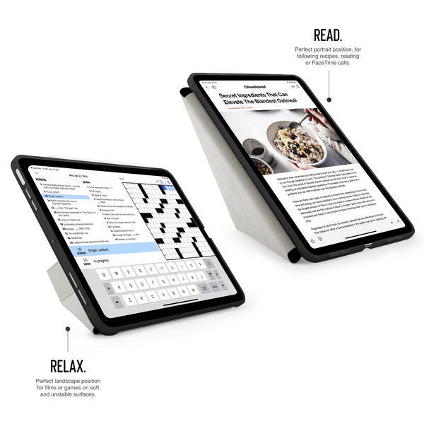 Pipetto Origami No1 Original Case for iPad Air 11" / 10.9" - Black | P052-49-AD from Pipetto - DID Electrical