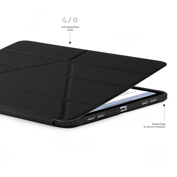 Pipetto Origami No1 Original Case for iPad Air 11" / 10.9" - Black | P052-49-AD from Pipetto - DID Electrical