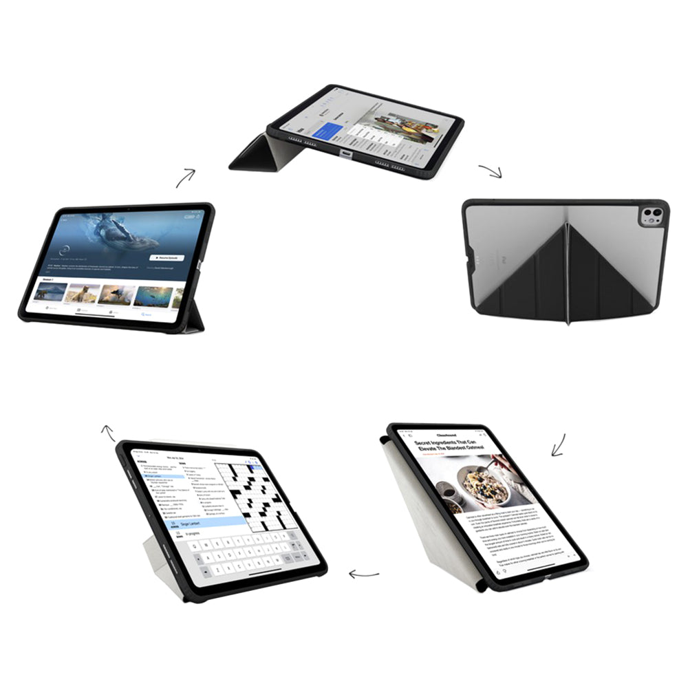 Pipetto Origami No1 Original Case for iPad Pro 13 - Black | P052-49-AG from Pipetto - DID Electrical