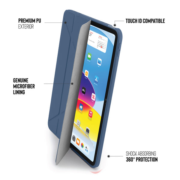 Pipetto Origami No1 Original Case for iPad 10th Gen - Navy | P052-51-V from Pipetto - DID Electrical