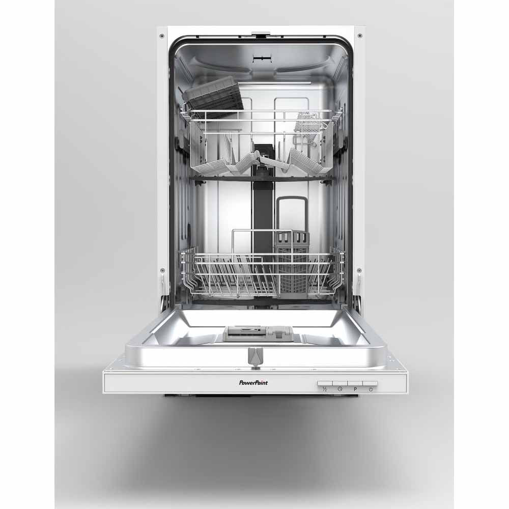 Powerpoint 45CM Integrated Slimline Dishwasher - White | P3410MINT from PowerPoint - DID Electrical