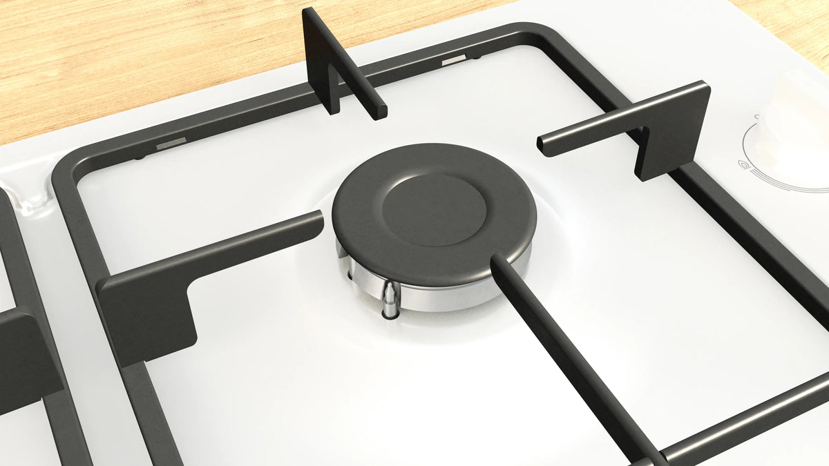 Bosch Series 2 60CM 4 Burner Gas Hob - White | PBP6B2K60