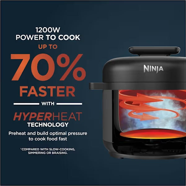 Ninja HyperHeat 6L 9-in-1 Multi-Cooker - Black | PC201UK