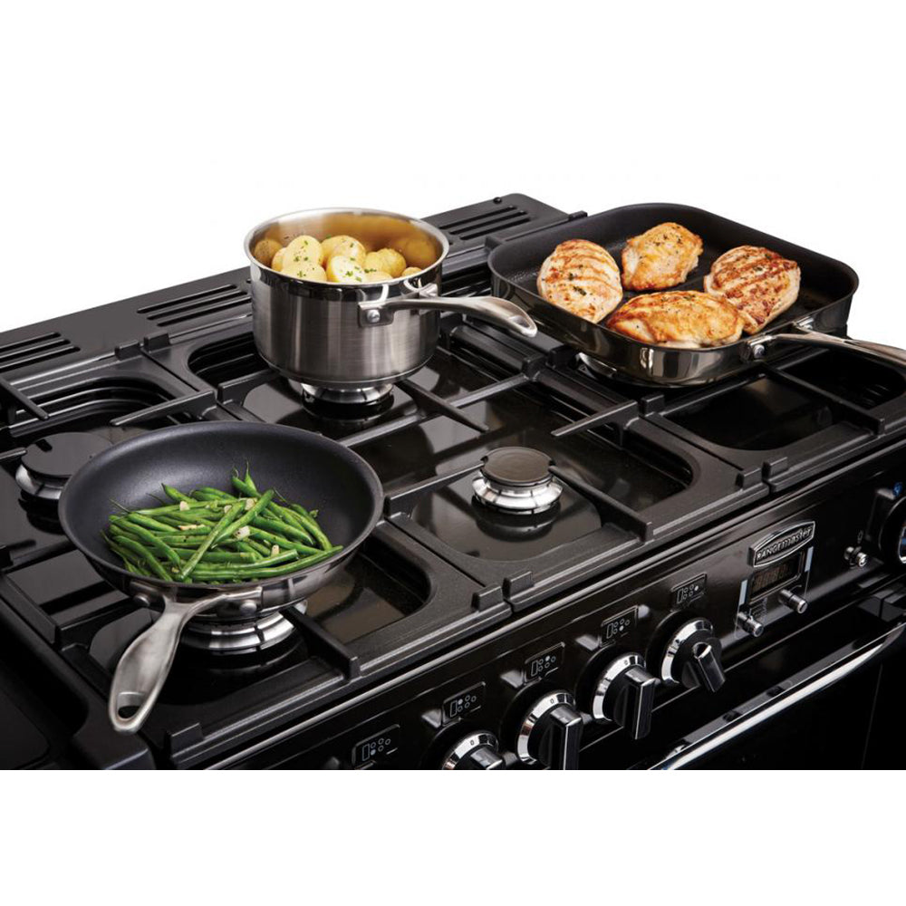 Rangemaster Professional Deluxe 110CM Induction Range Cooker - Stainless Steel & Chrome | PDL110EISS/C from Rangemaster - DID Electrical