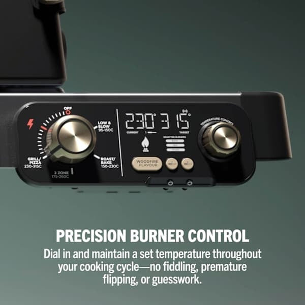 Ninja FlexFlame ProConnect 5-in-1 Gas Outdoor BBQ - Black & Stainless Steel | PG305UK from Ninja - DID Electrical