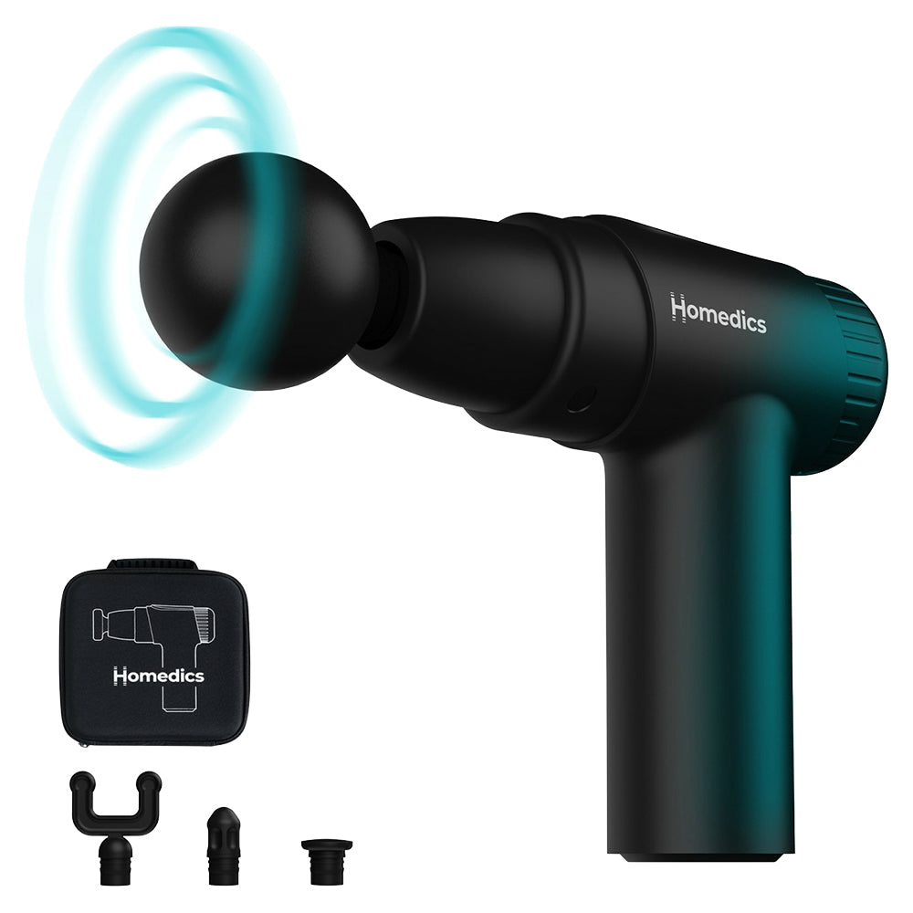 Homedics NOVO Mini Massage Gun - Black | PGM-45BK from Homedics - DID Electrical