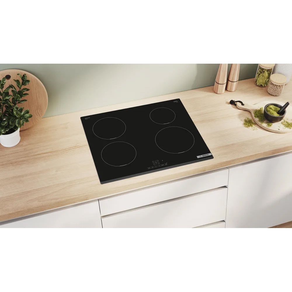 Bosch Series 4 60CM 4 Zone Induction Hob - Black | PIE631BB5E from Bosch - DID Electrical